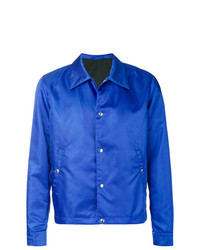 Мужская синяя куртка-рубашка от AMI Alexandre Mattiussi