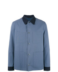 Мужская синяя куртка-рубашка от Gieves & Hawkes