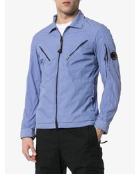 Мужская синяя куртка-рубашка от CP Company