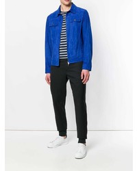 Мужская синяя куртка-рубашка от Desa 1972