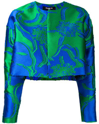 Женская синяя куртка с цветочным принтом от Paule Ka