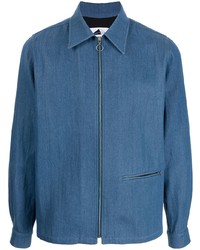 Синяя куртка харрингтон от Anglozine
