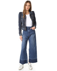 Женская синяя куртка от Dsquared2