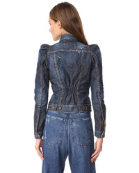 Женская синяя куртка от Dsquared2