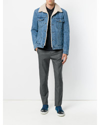 Мужская синяя куртка от Lanvin