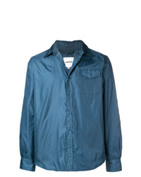 Мужская синяя легкая куртка-рубашка от Aspesi