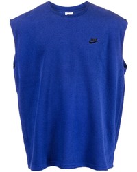 Мужская синяя майка с вышивкой от Nike