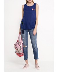 Женская синяя майка от Brave Soul