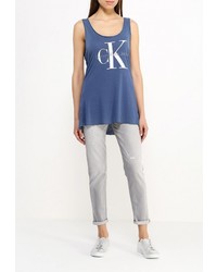 Женская синяя майка от Calvin Klein Jeans