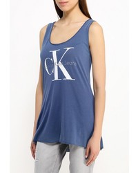 Женская синяя майка от Calvin Klein Jeans