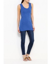 Женская синяя майка от Please