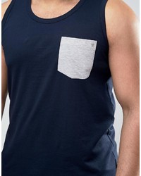 Мужская синяя майка от French Connection