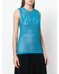 Женская синяя майка от Marco De Vincenzo