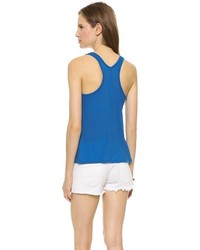 Женская синяя майка от Three Dots