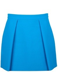 Синяя мини-юбка со складками от DSquared