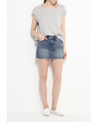 Синяя мини-юбка от Levi's