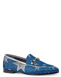 Синяя обувь со звездами