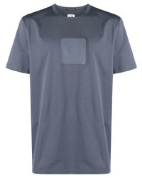 Мужская синяя омбре футболка с круглым вырезом от C.P. Company