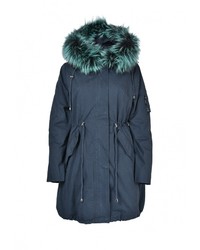 Женская синяя парка от Grafinia