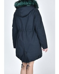 Женская синяя парка от Grafinia