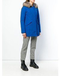 Женская синяя парка от Woolrich