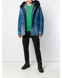 Мужская синяя парка от Mr & Mrs Italy