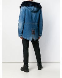 Мужская синяя парка от Mr & Mrs Italy