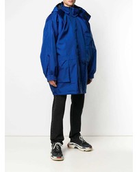 Мужская синяя парка от Balenciaga