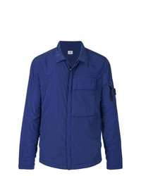 Синяя полевая куртка от CP Company
