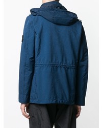 Синяя полевая куртка от Stone Island