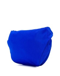 Мужская синяя поясная сумка из плотной ткани от Balenciaga
