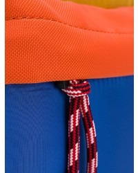 Мужская синяя поясная сумка от Moncler