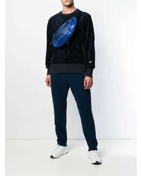 Мужская синяя поясная сумка от Champion