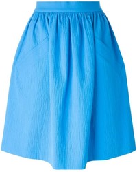 Синяя пышная юбка от Carven
