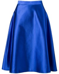 Синяя пышная юбка