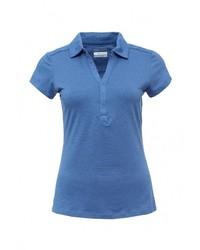 Женская синяя рубашка поло от Columbia