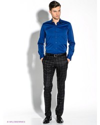 Мужская синяя рубашка с длинным рукавом от Alex DANDY