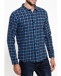 Мужская синяя рубашка с длинным рукавом от Another Influence