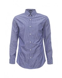 Мужская синяя рубашка с длинным рукавом от Banana Republic