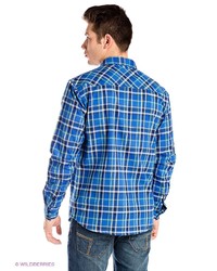 Мужская синяя рубашка с длинным рукавом от Bergans