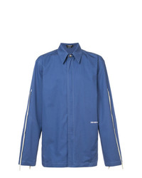 Мужская синяя рубашка с длинным рукавом от Calvin Klein 205W39nyc