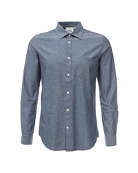 Мужская синяя рубашка с длинным рукавом от Cheap Monday
