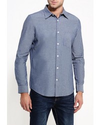 Мужская синяя рубашка с длинным рукавом от Cheap Monday