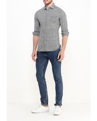 Мужская синяя рубашка с длинным рукавом от Chromosome