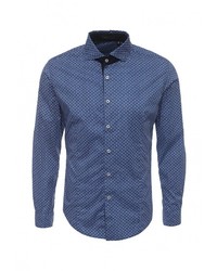 Мужская синяя рубашка с длинным рукавом от Chromosome