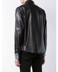 Мужская синяя рубашка с длинным рукавом от RtA