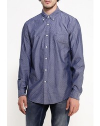 Мужская синяя рубашка с длинным рукавом от Dockers