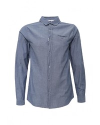 Мужская синяя рубашка с длинным рукавом от E-Bound