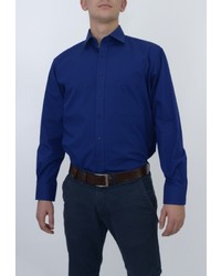 Мужская синяя рубашка с длинным рукавом от Eterna
