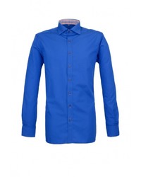 Мужская синяя рубашка с длинным рукавом от Eterna